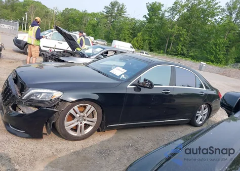 2017 Mercedes-Benz S 550 4Matic из США, поврежденный, VIN WDDUG8FB8HA295932